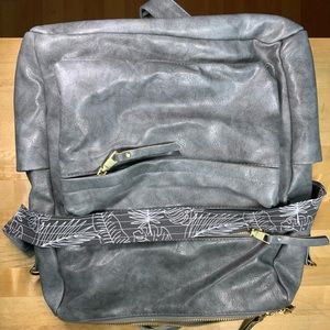 Grey Backpack/purse